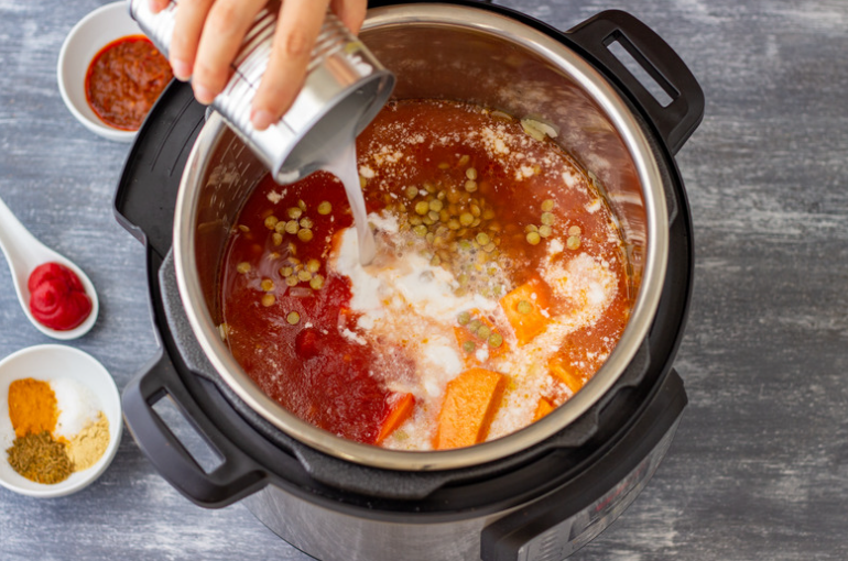 Preparation Lentil Curry